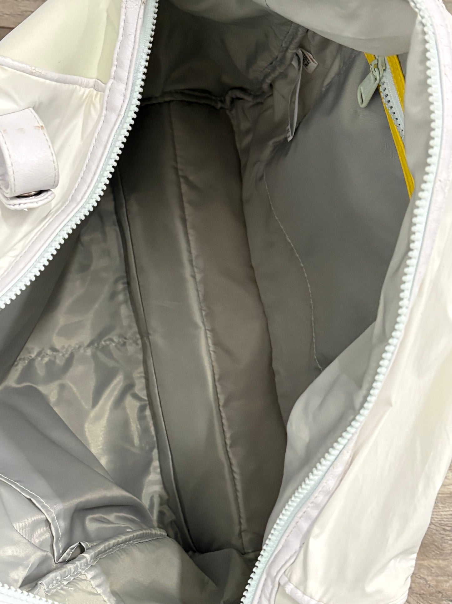 Adidas Stella McCartney White/Yellow Mesh Tote Bag