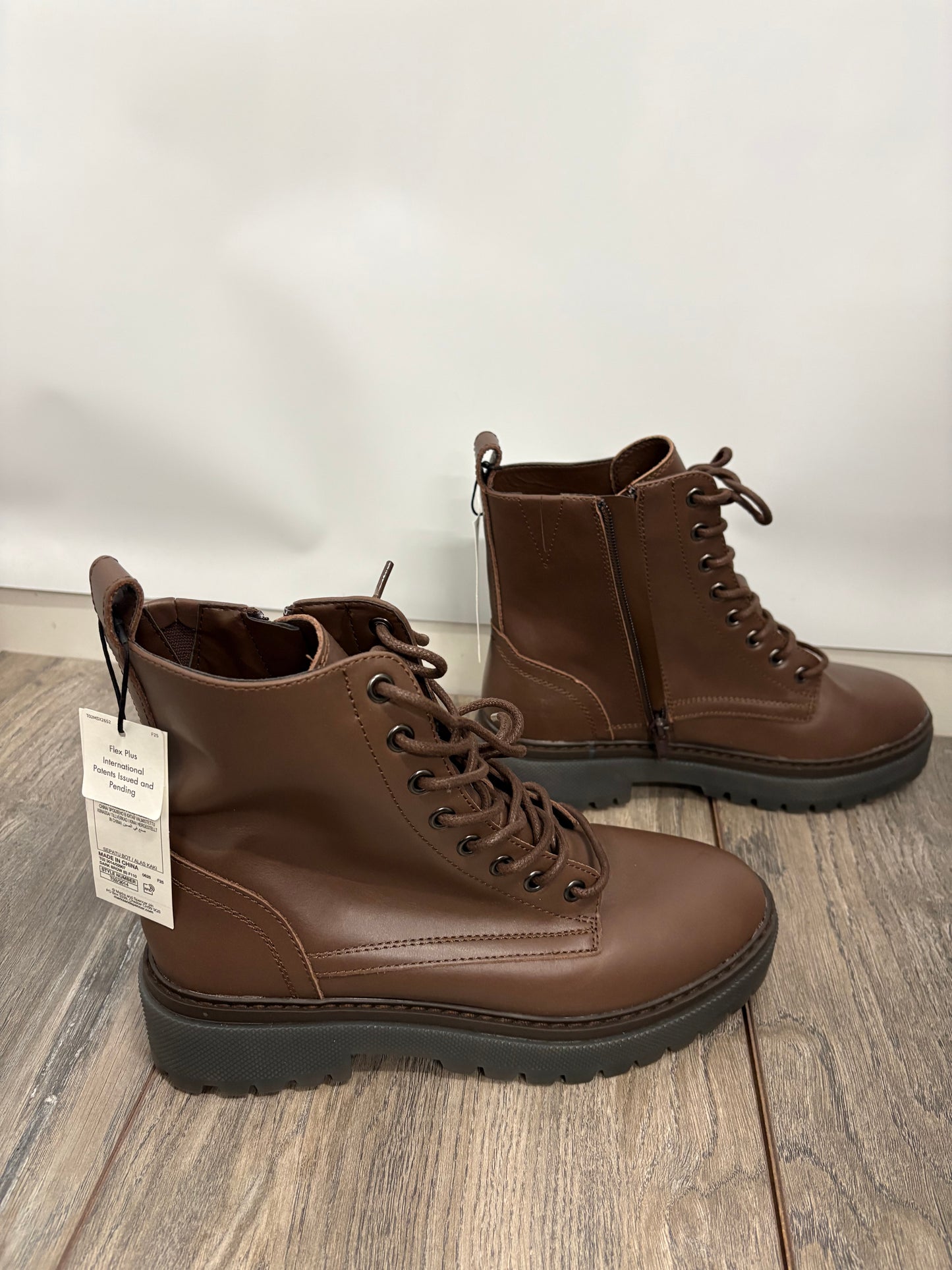 M&S Marks & Spencer Women’s Brown Leather Boots Size 6 - BNWT