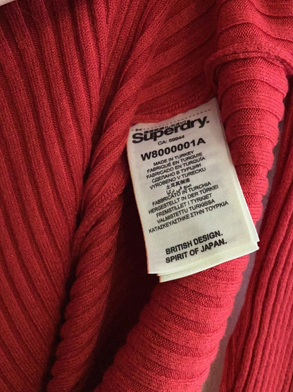 New Superdry Dress Red Size 14