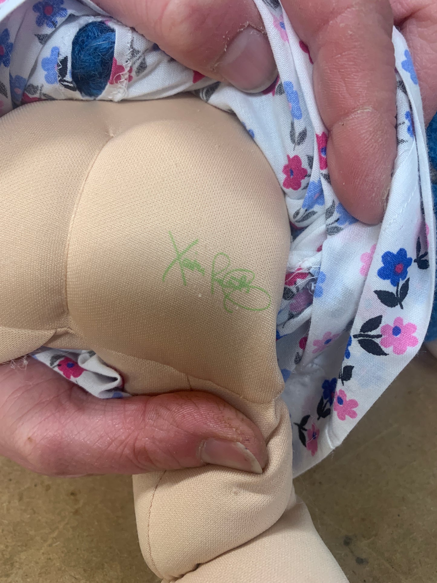 Cabbage Patch Doll 1984 Green Signature