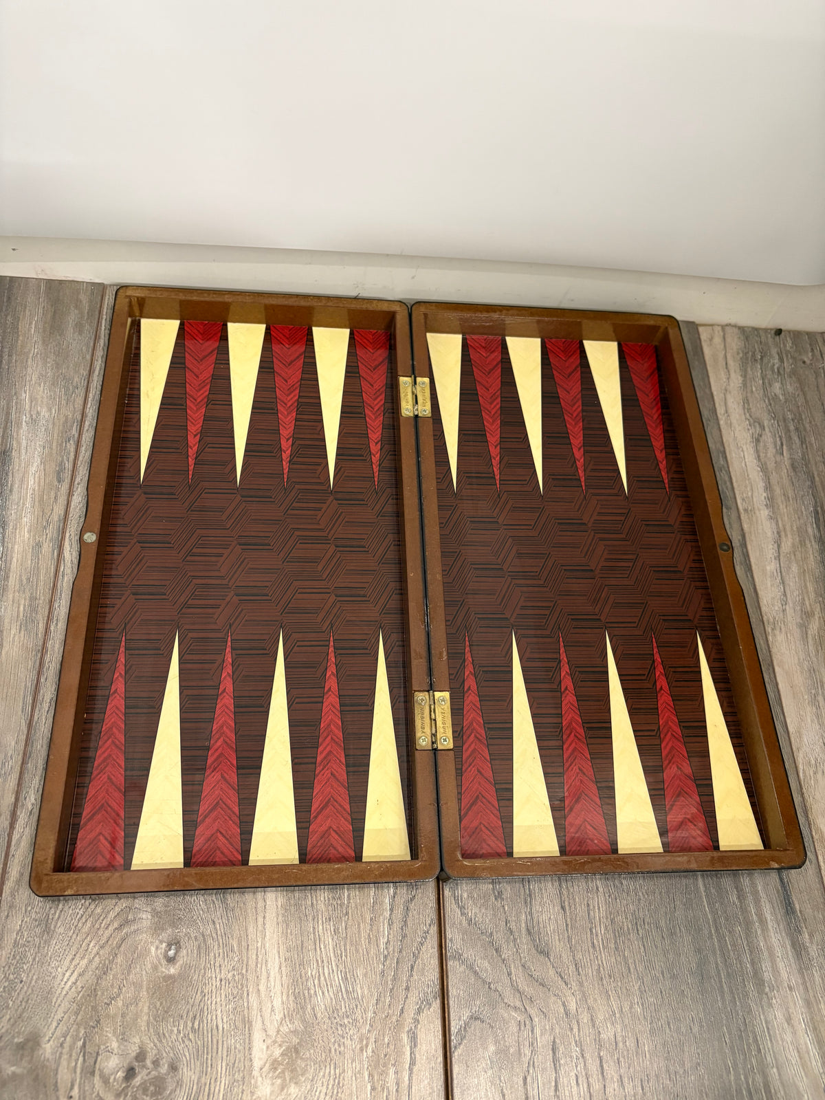 2-in-1 Backgammon/Draughts Game Set (complete)