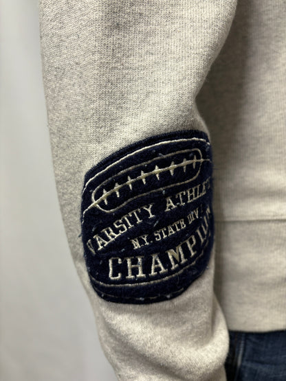 Champion Grey New York Crew Neck Sweater XS