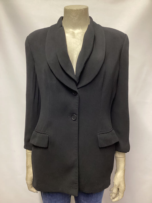 Emporio Armani Black Blazer Size 10