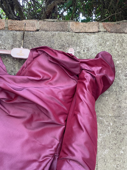 Vintage Vivienne Westwood Pink Taffeta Corset Size 16