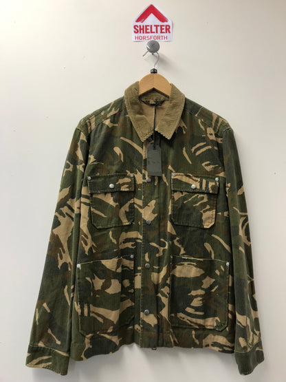 BNWT All Saints Camouflage Green Jacket Size Medium