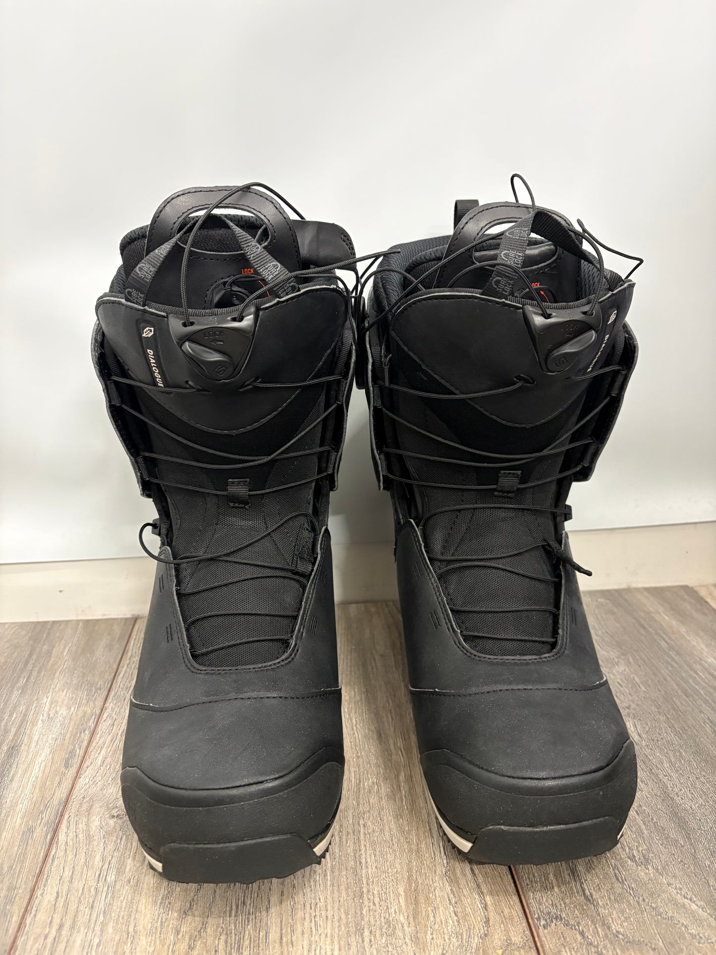 Salomon Mens Dialogue Black Snowboard Boots Size 9 - BNIB