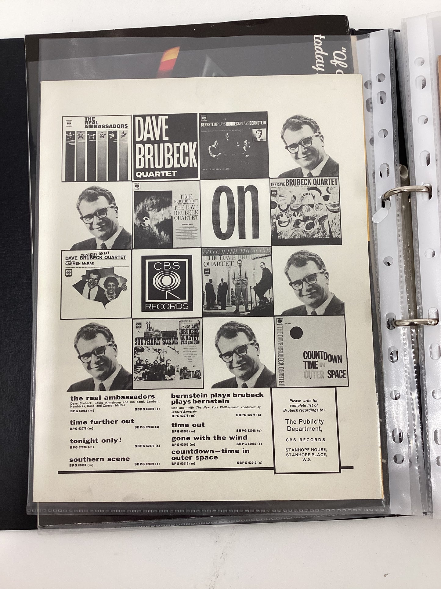 21 Vintage Jazz Programmes In Folder