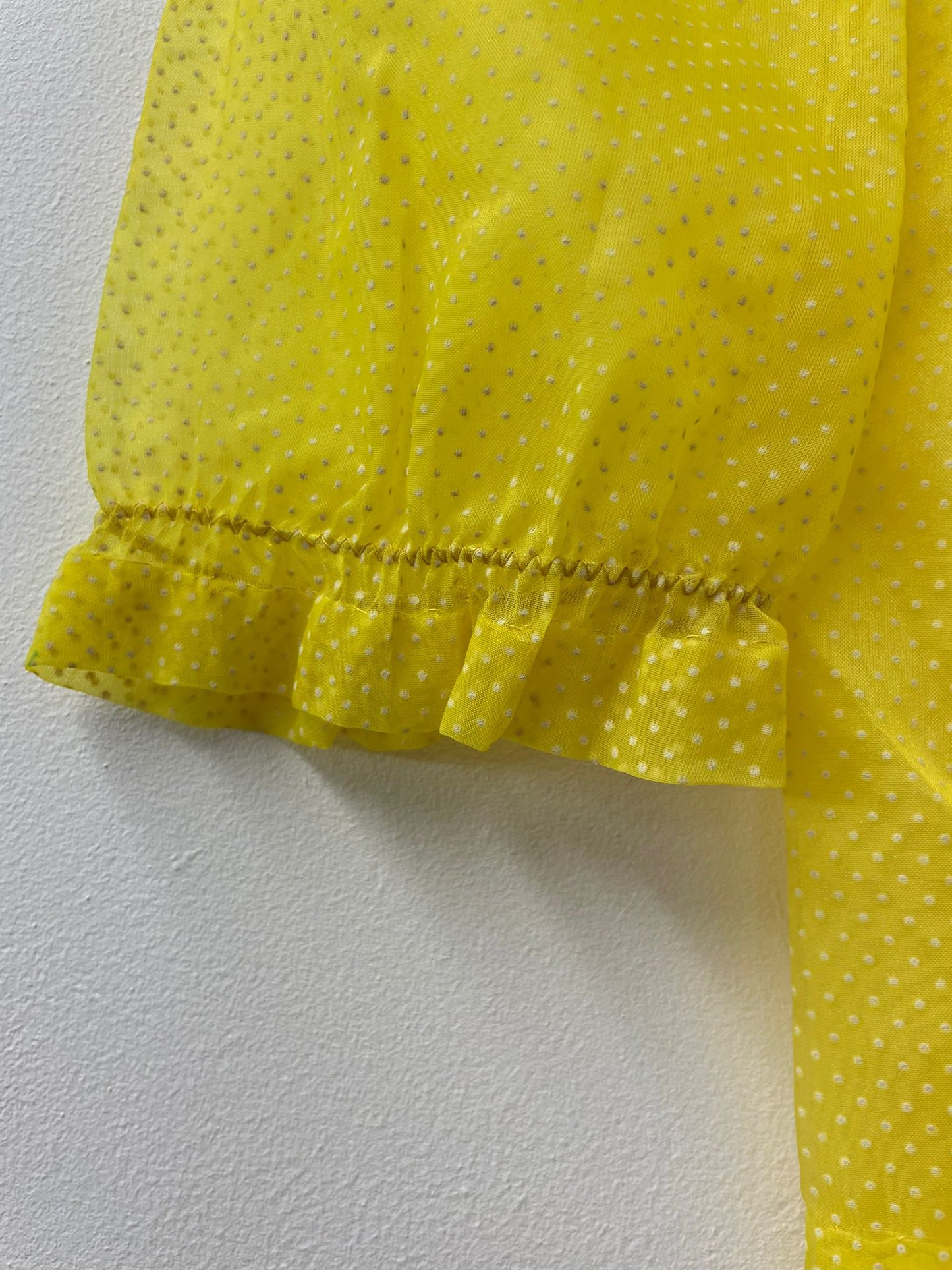 Vintage Yellow Children's Custom-Made Dress by Virginia Williams