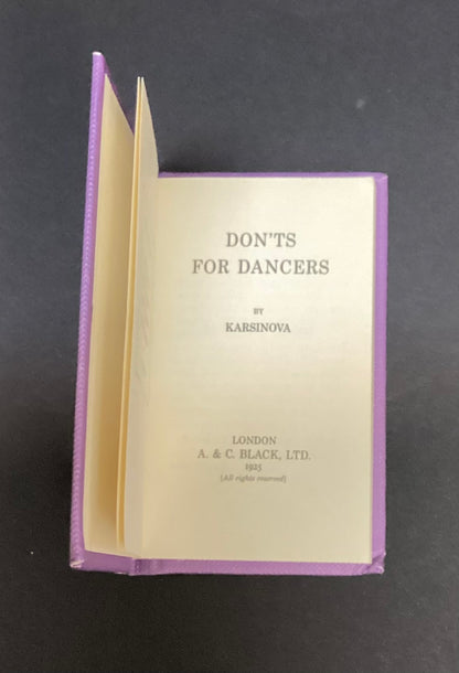 Don'ts for Dancers by Karsinova