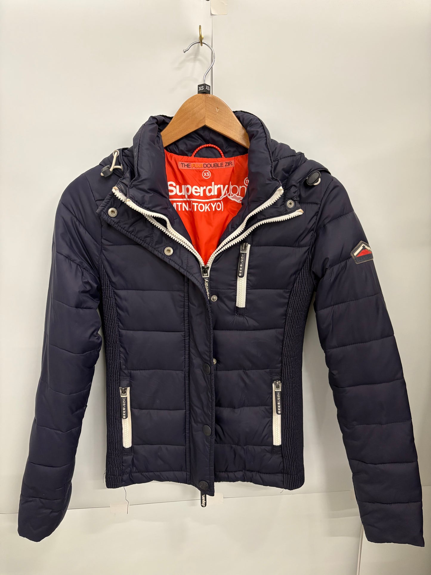 Superdry Women’s Fuji Double Zip Hooded Jacket Size XS