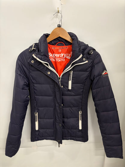 Superdry Women’s Fuji Double Zip Hooded Jacket Size XS