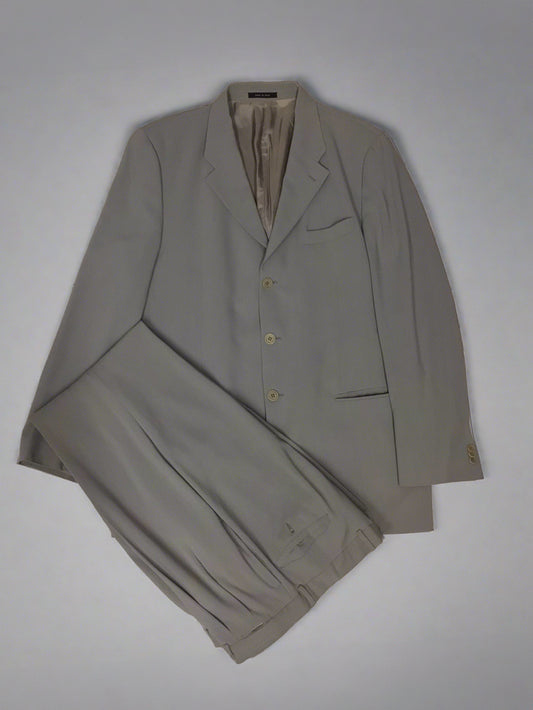 Emporio Armani Taupe Suit Size XL