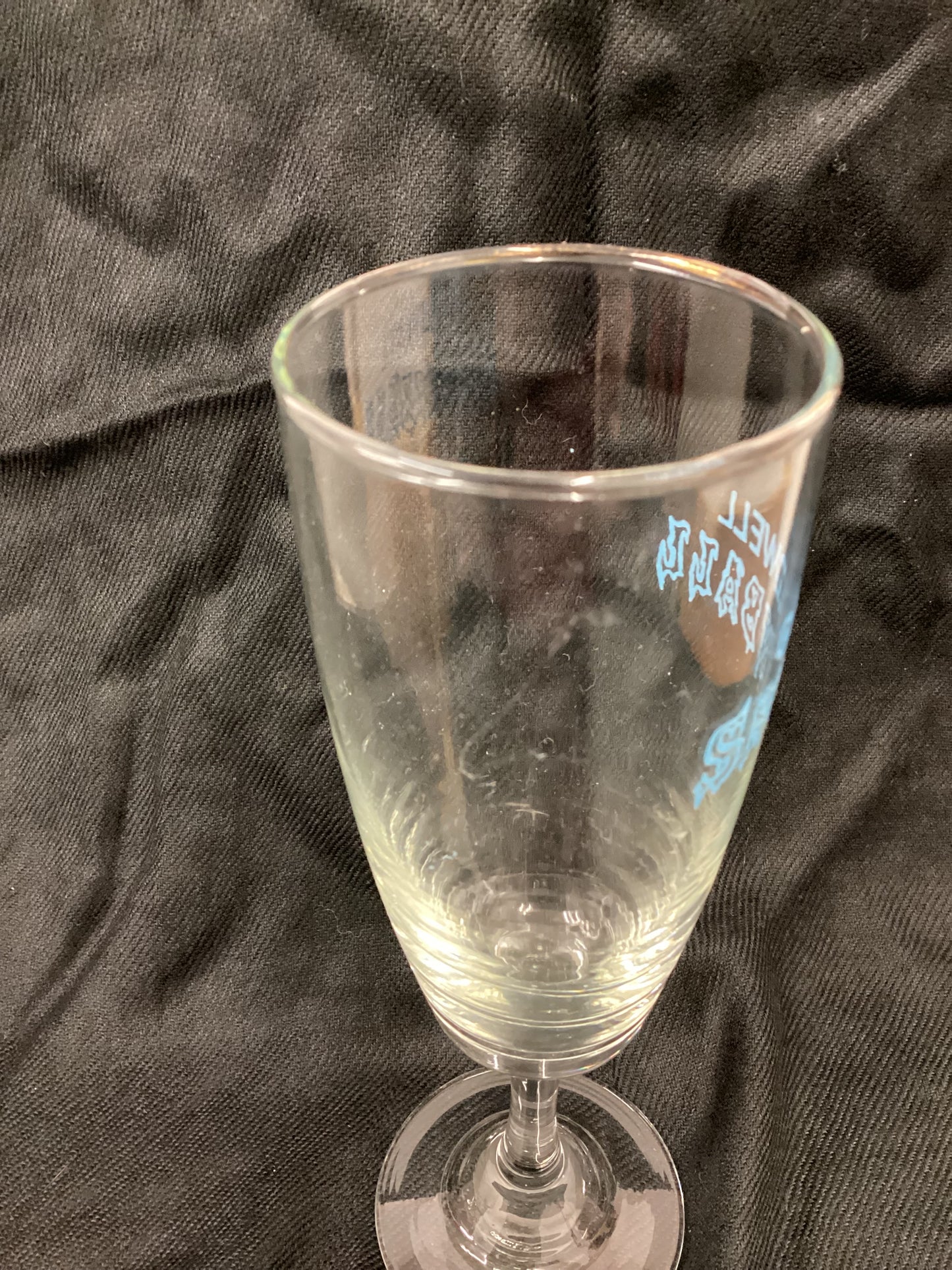 Pair Of Vintage Kitsch Golden Snowball Glasses