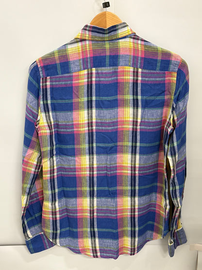Polo Ralph Lauren Mens Blue/Yellow/Pink Shirt Size S