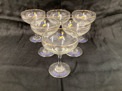 6 X Babysham Glasses