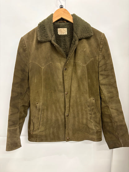 Vintage 1970s Pioneer Wear Men’s Suede Jacket - Tagged Size 38