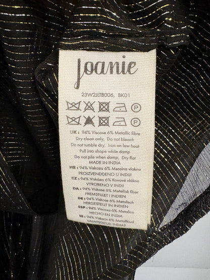 Joanie Clothing Women's Sheer Tie-Neck Metallic Blouse Size 26 - BNWT