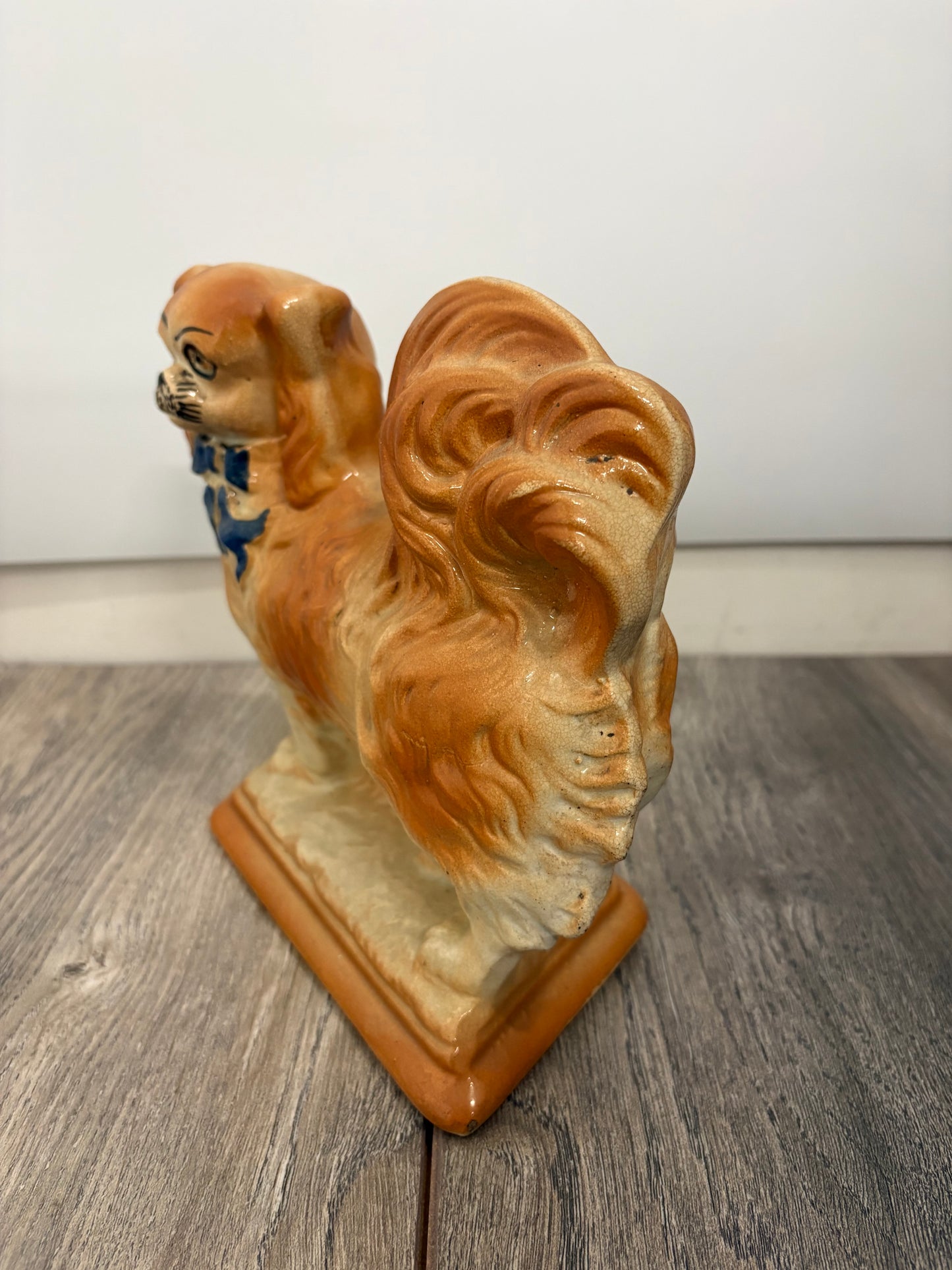 Vintage Mantel Pekingese Dog Figurine