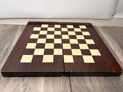 2-in-1 Backgammon/Draughts Game Set (complete)