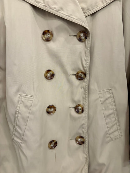 Michael Kors Women’s Beige Double Breasted Short Trench Jacket Size S