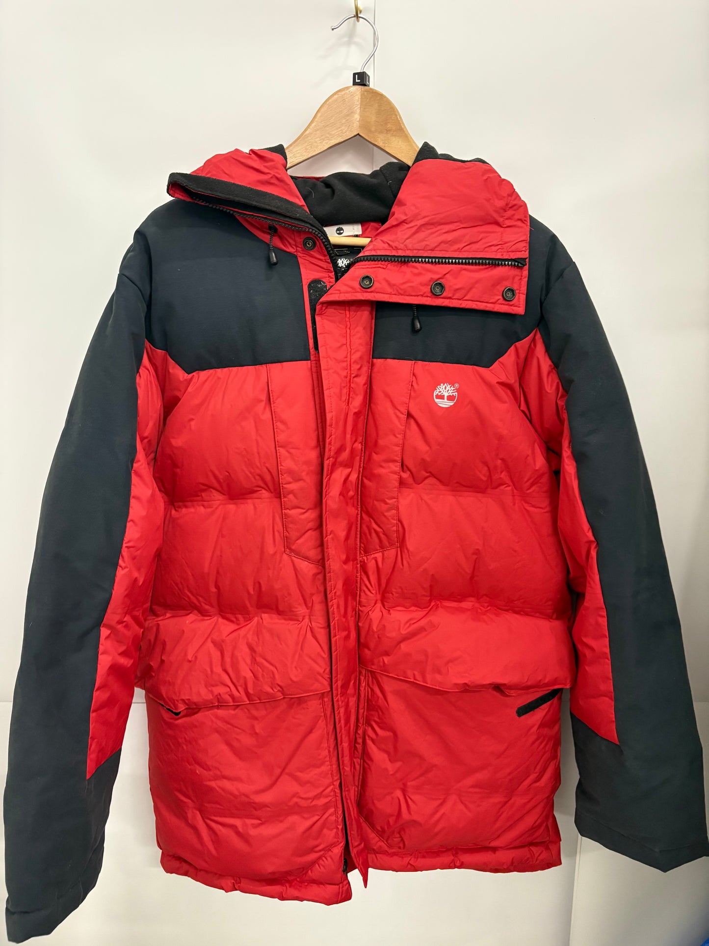 Timberland Men’s Hooded Puffer Parka Jacket Size L