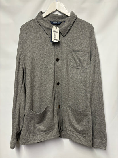 Peter Millar Grey Cashmere Shacket XXL BNWT