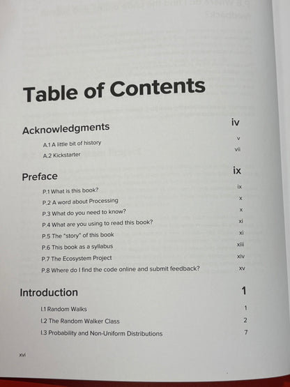The Nature of Code First Edition by Daniel Shiffman