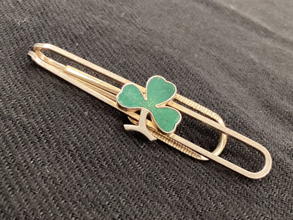 Vintage Shamrock Broach And Tie Pin