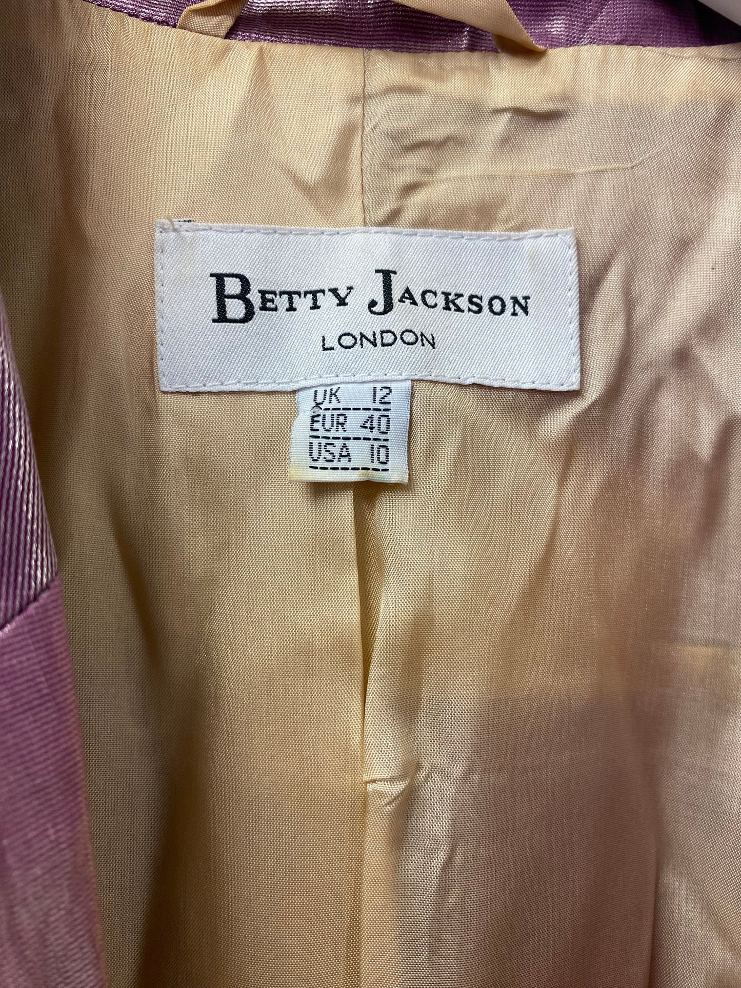 Betty Jackson London Multi Coat Size 12