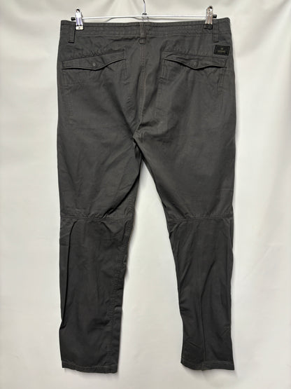 Maharishi Grey 100% Cotton Chino X-Large