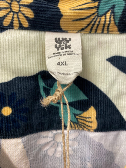 BNWT Lucy and Yak Carmen Jumpsuit Organic Corduroy Skylar Size 4XL