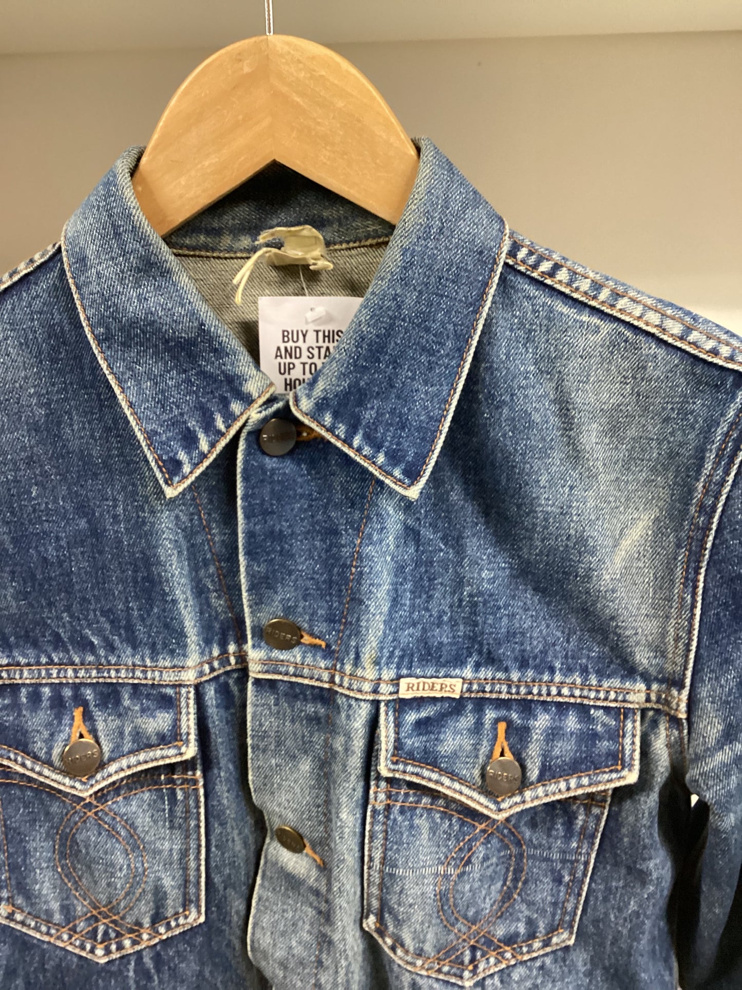 Riders Vintage Denim Jacket Size Small