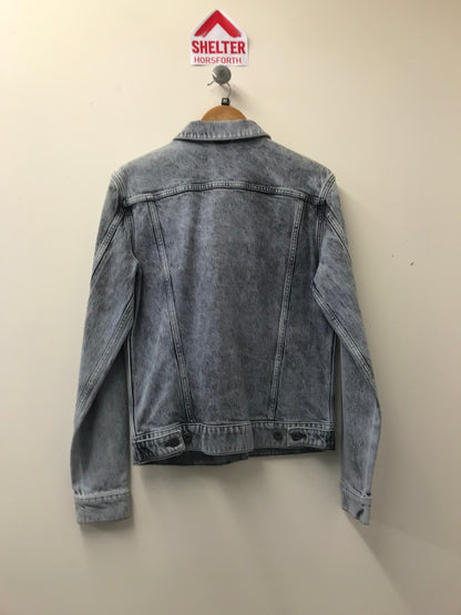 BNWT All Saints Juppy Denim Jacket Grey Size M