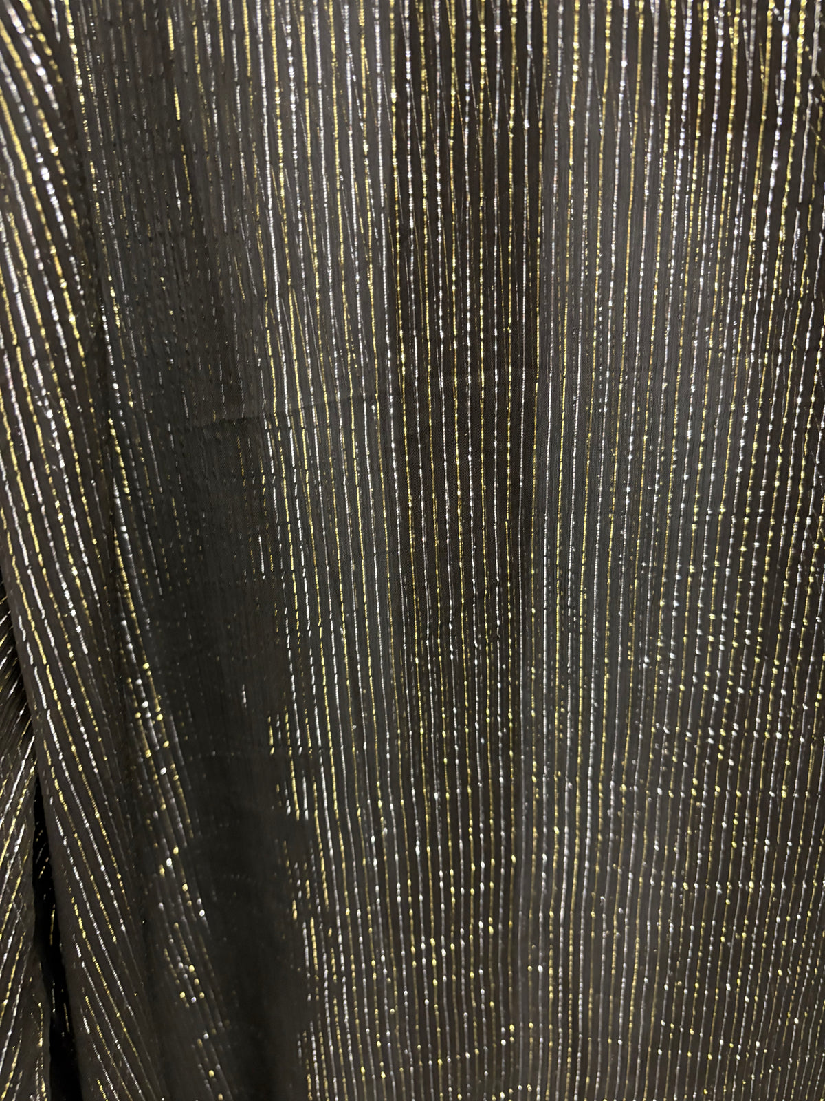 Joanie Clothing Women's Sheer Tie-Neck Metallic Blouse Size 26 - BNWT