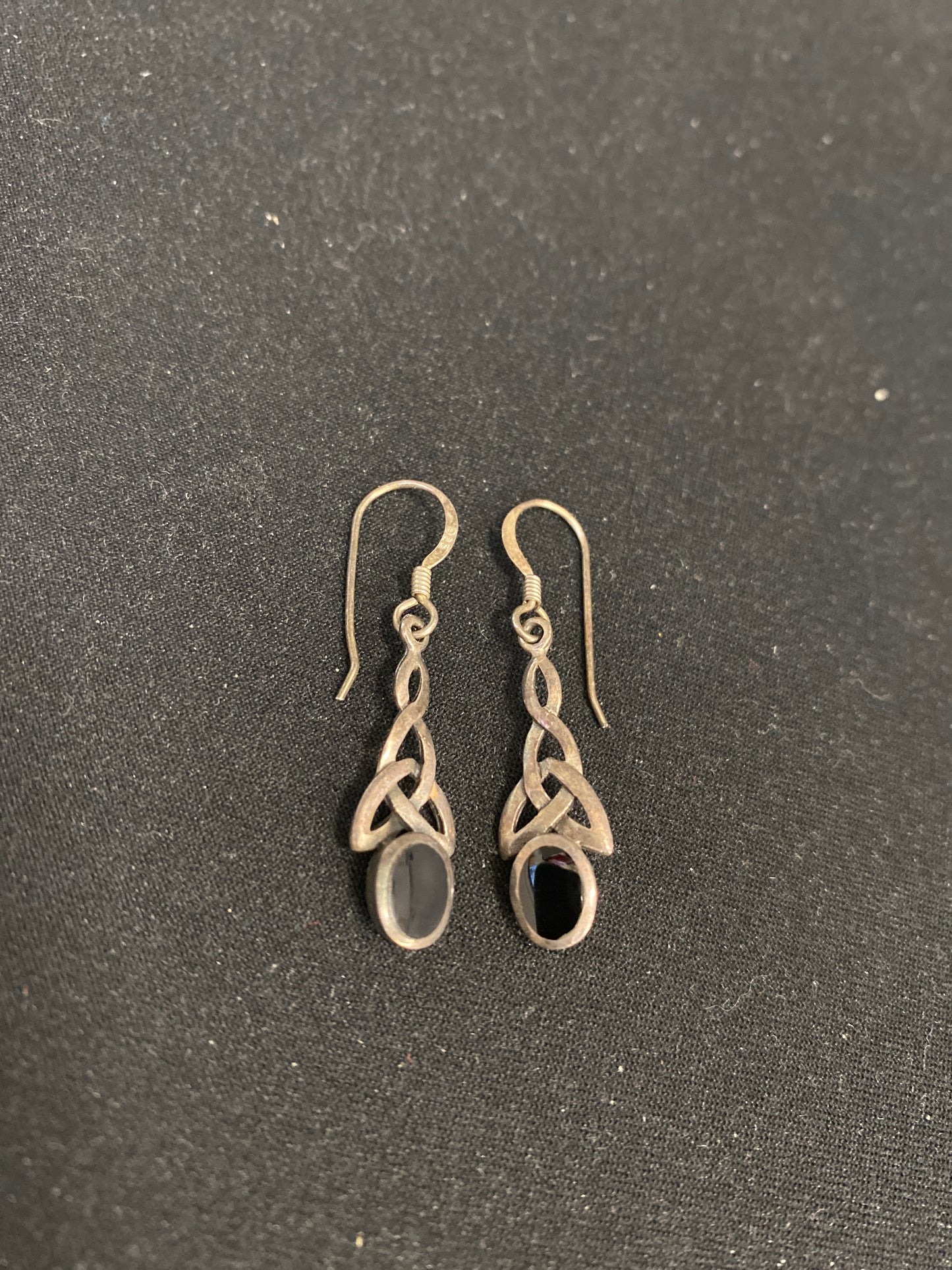 Silver Celtic Dangle Earing's
