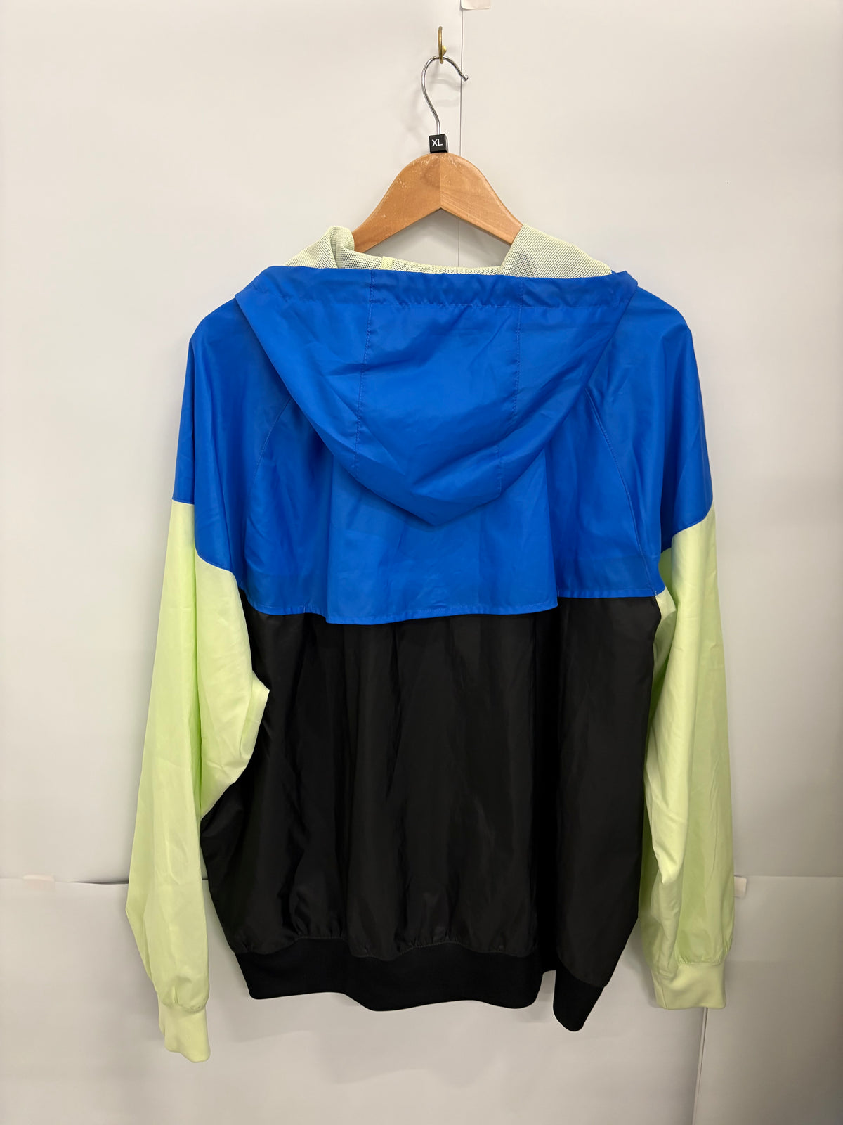 Nike Sportswear Windrunner Mens Hooded Blue/Black/Green Jacket Size XL
