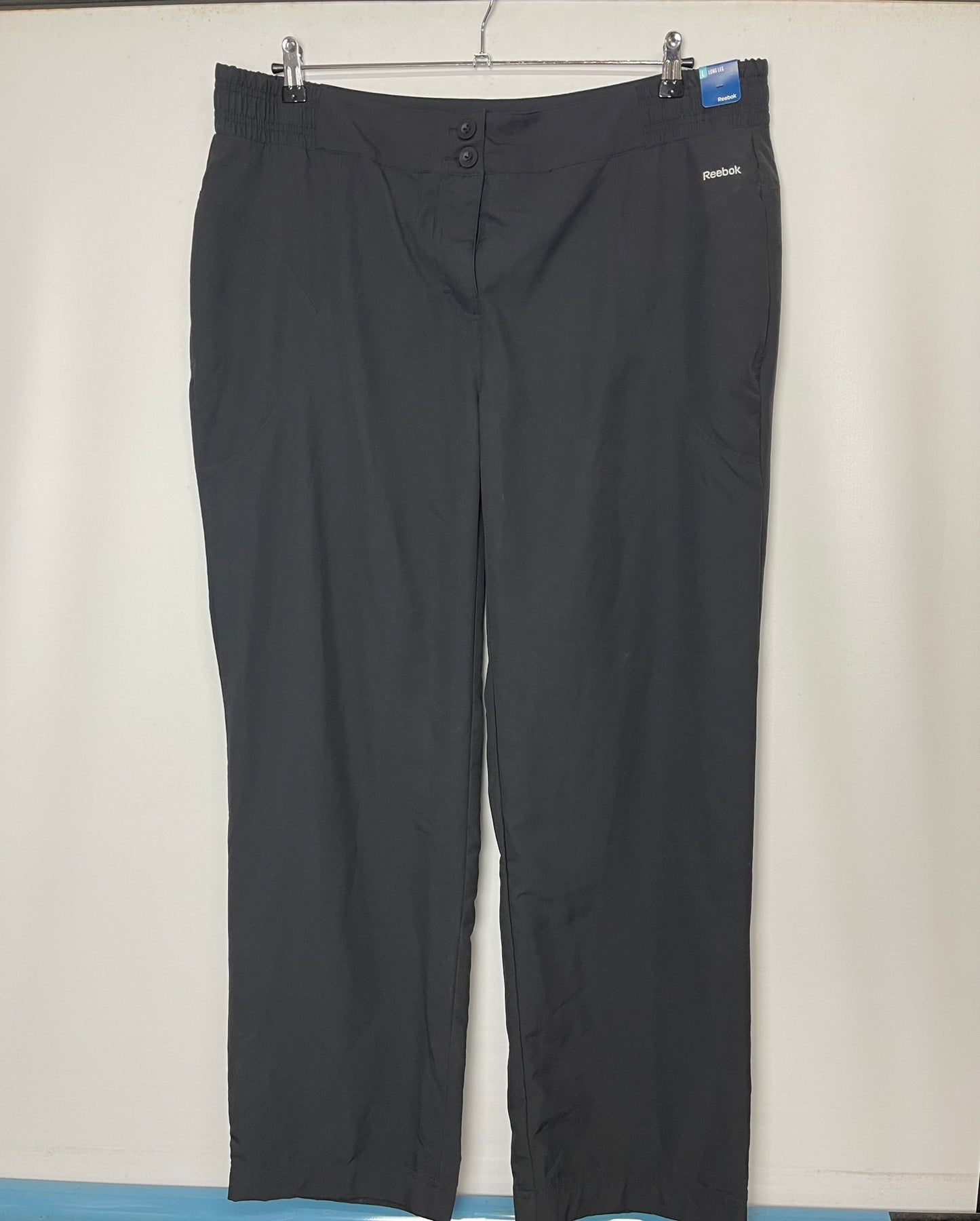 BNWT Reebok Black Tracksuit Bottoms Size 2XL Long