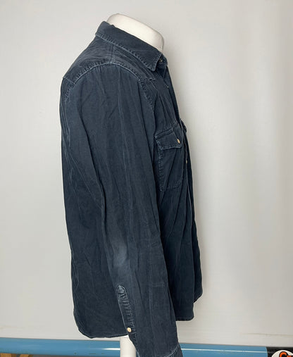 H&M Blue Corduroy Shirt Medium