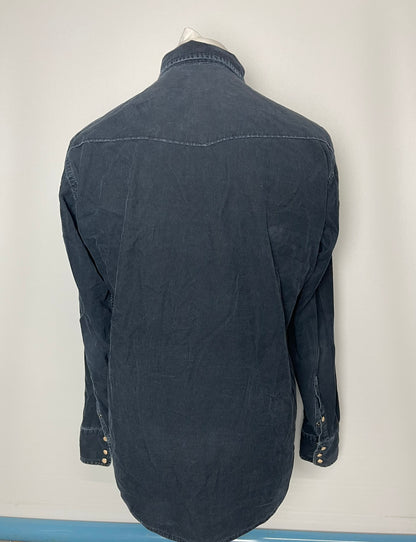 H&M Blue Corduroy Shirt Medium