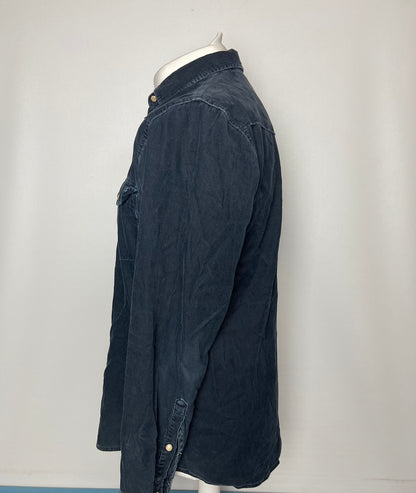 H&M Blue Corduroy Shirt Medium