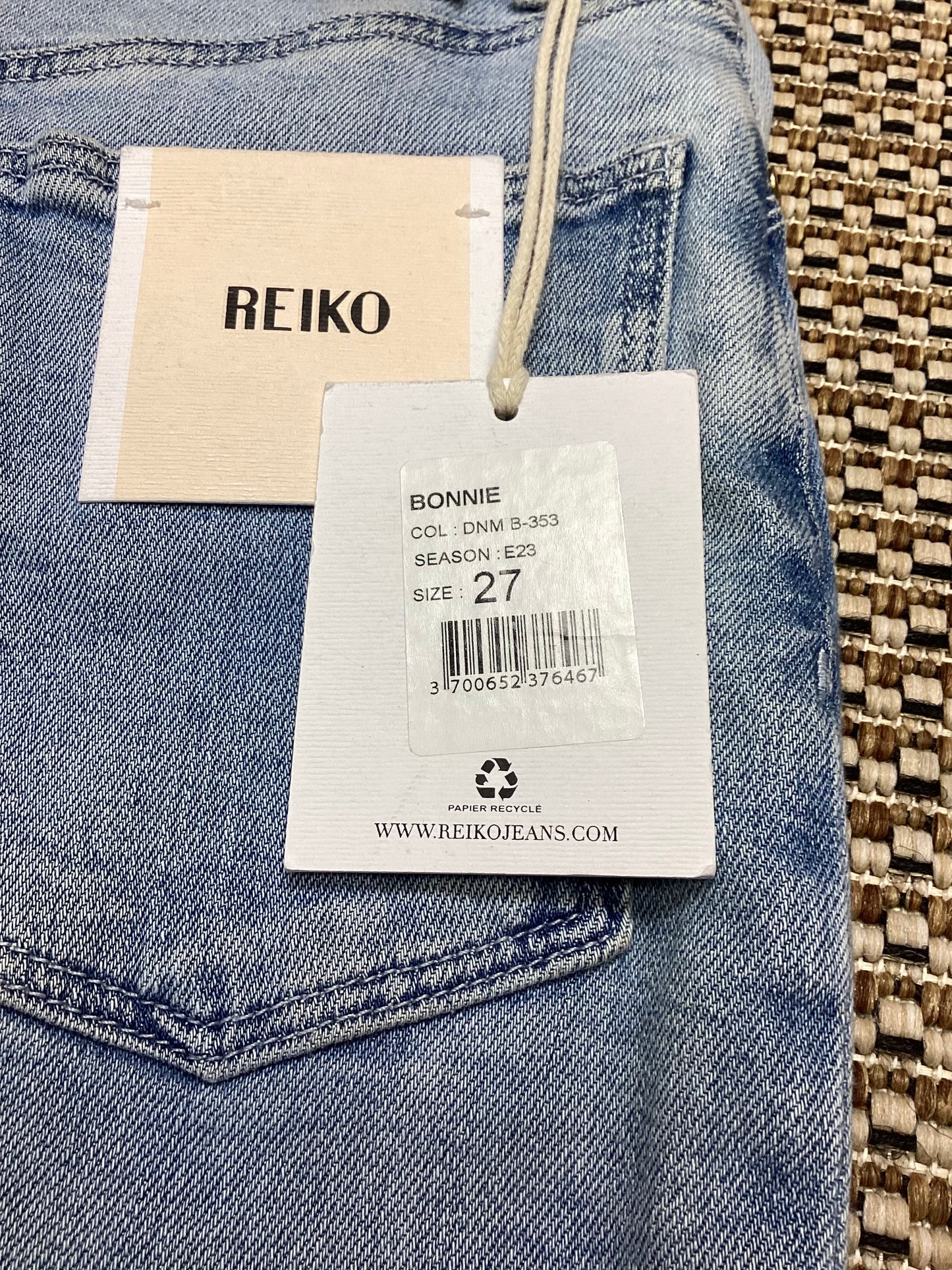 BNWT Reiko Light-Wash Blue 'Bonnie' Jeans Size S