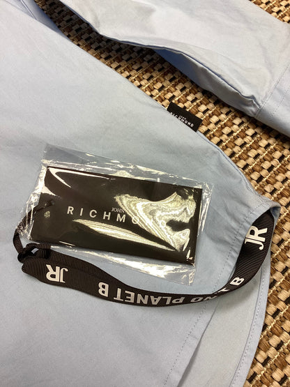 BNWT John Richmond Blue Cotton Shirt Size XL