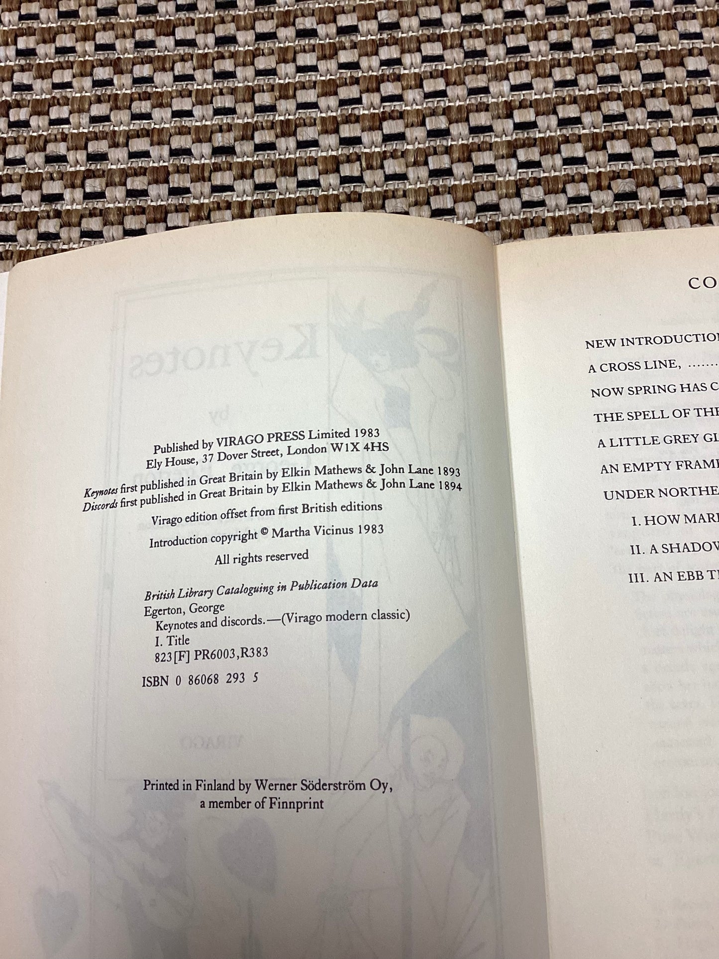 Keynotes & Discords by George Egerton (1983)