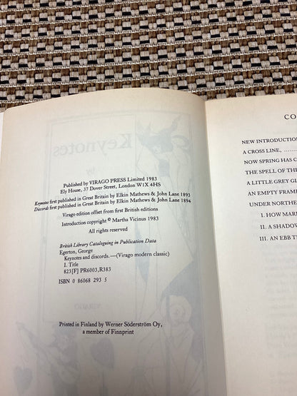 Keynotes & Discords by George Egerton (1983)