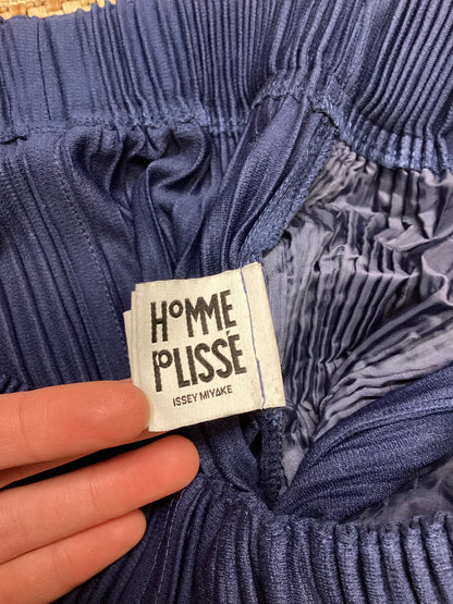 Issey Miyake Blue 'Homme Plissé' Trousers Size M