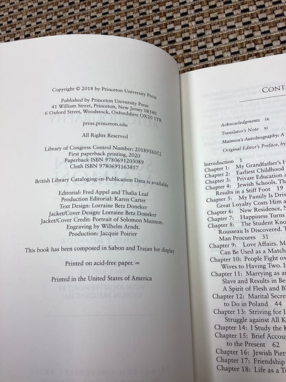 The Autobiography of Solomon Maimon: The Complete Translation (2018)