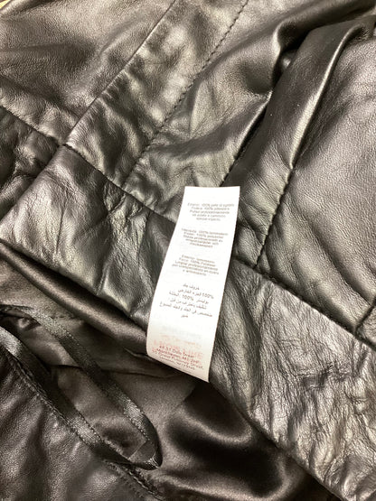 BNWT Warehouse Black Leather Shorts Size 12