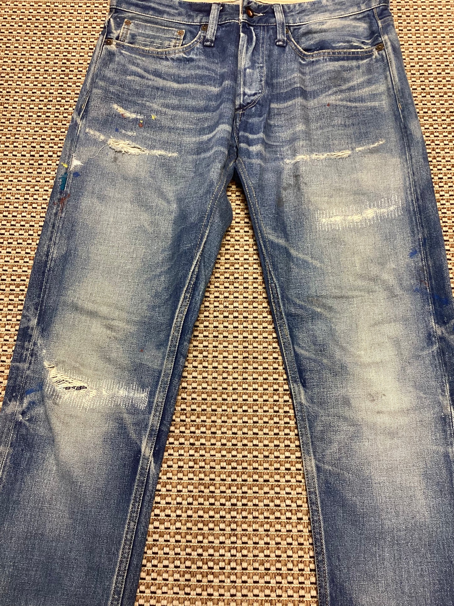 Denham Mid-Wash Blue 'Forge' Jeans Size M