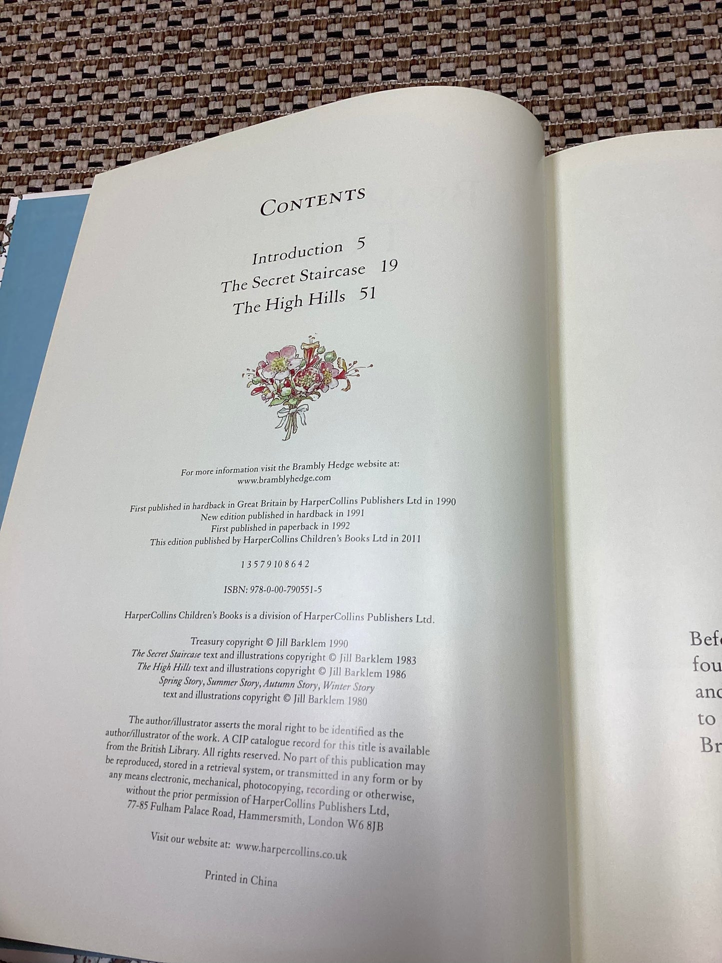 The Brambley Hedge Treasury by Jill Barklem (2011)