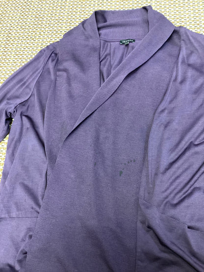 Jaeger Purple Silk Cardigan Size L